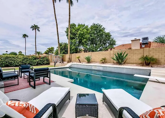 Ferienhaus Huge Backyard W Heated Pool, Fire Pit & Bbq Phoenix